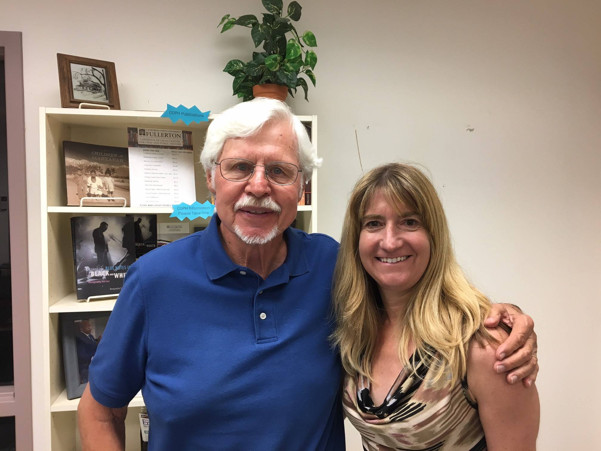 Photograph of Dr. Art Hansen with Dr. Cora Granata